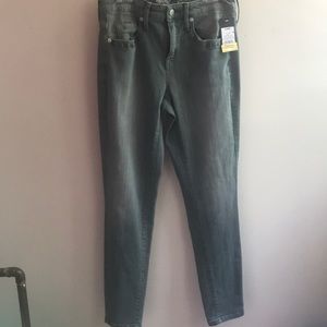 Olive Green High-Rise Skinny Jeans